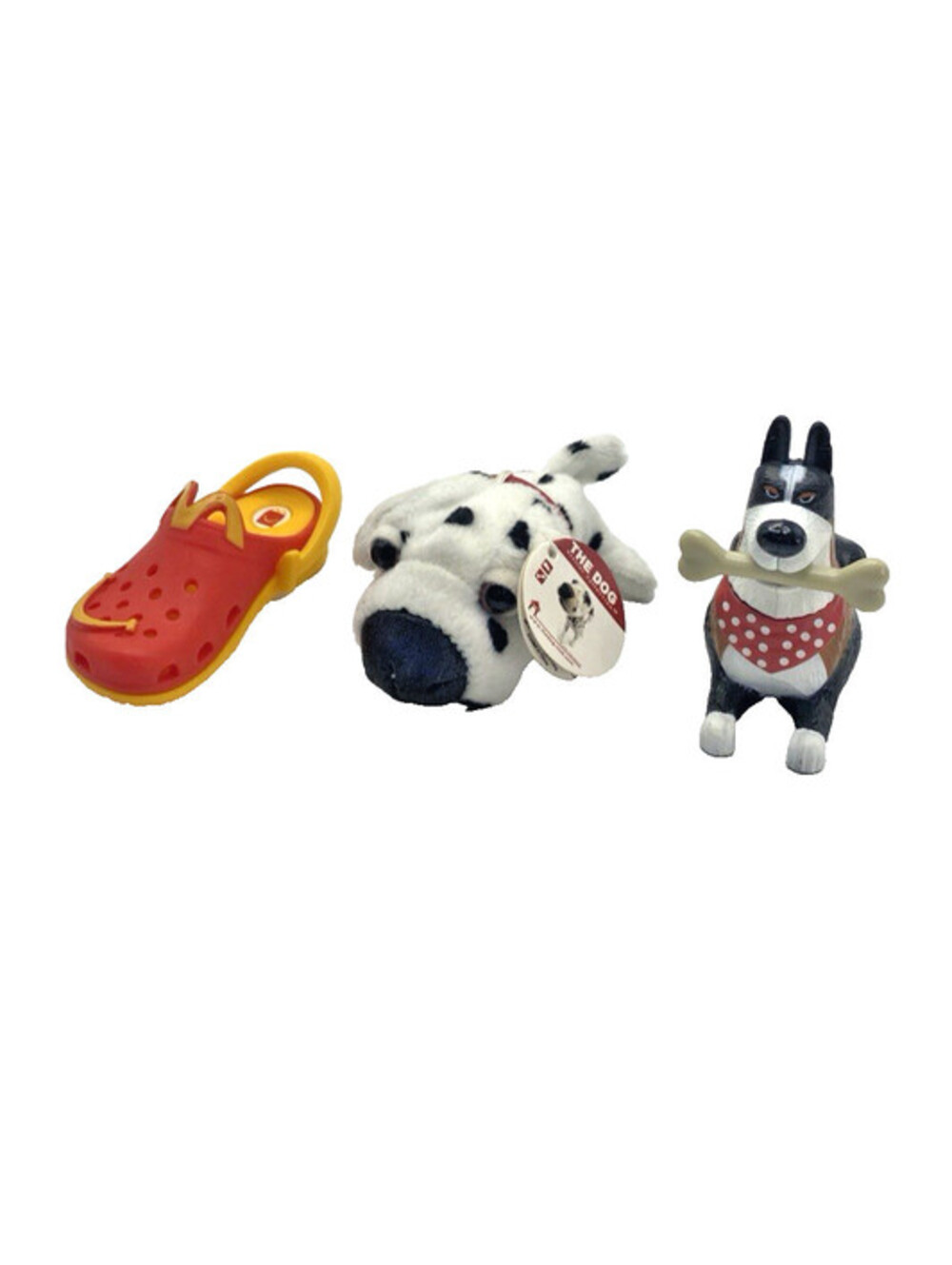 McDonald's Happy Meal Toy Lot - The Dog Plush, Croc & Secret Life of Pets